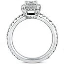 2.12 Ct. diamonds F VVS1 white gold engagement ring new