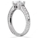 Oval cut 1.75 carat diamonds engagement ring white gold