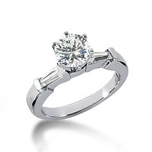 2 carat diamonds 3 stone engagement ring white gold