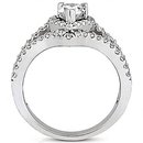 2.25 Cts. Diamond pear cut engagement ring white gold
