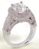 3.51 carat diamond engagement ring luxurious antique