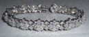 8 carats GORGEOUS tennis bracelet antique look jewelry