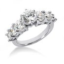 3 carats diamonds engagement band F VVS1 diamond ring