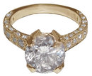3 ct. diamonds yellow gold ring diamonds anniversary