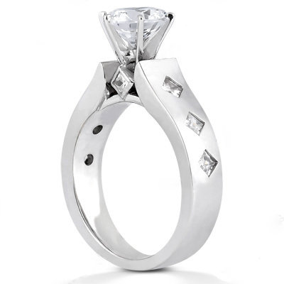 Diamonds anniversary ring F VVS1 diamonds 2.01 ct. gold