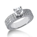 2.01 carat diamonds engagement ring F VVS1 diamonds
