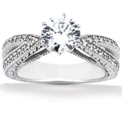 2.01 carat diamonds engagement ring white gold new