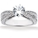 2.01 carat diamonds engagement ring white gold new