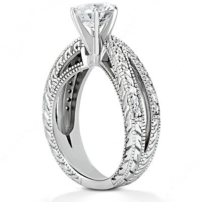 2.01 carat diamonds engagement ring white gold new