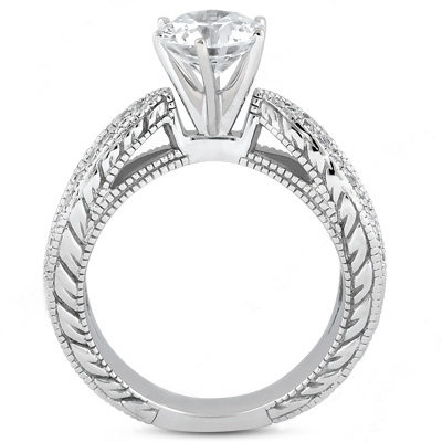 2.01 carat diamonds engagement ring white gold new