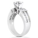 3.01 carat diamonds F VVS1 anniversary ring white gold