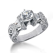 Diamonds engagement ring 2.26 ct. diamonds wedding ring
