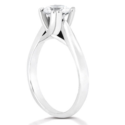 Diamond solitaire ring F VS1 jewelry 1.51 ct. platinum