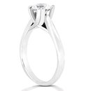 Diamond solitaire ring F VS1 jewelry 1.51 ct. platinum