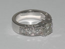 2.40 carat round sparkling diamonds ring white gold new