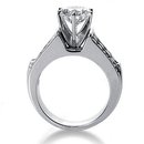 Diamonds anniversary ring 2.51 cts. diamond & gold ring