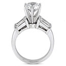 2.51 Carats diamond engagement ring white gold jewelry