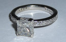 2.26 ct WHITE GOLD DIAMOND engagement ring CUSTOMIZED