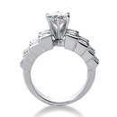 3.51 carat diamonds right hand anniversary ring gold