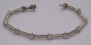 12 carats DIAMOND TENNIS BRACELET VS jewelry FLORAL
