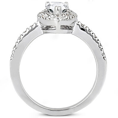 Pear cut diamond ring 2 cts. Diamonds gold wedding ring