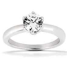 DIAMOND SOLITAIRE 1.75 ct. diamonds F VS1 gold ring
