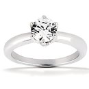 DIAMOND SOLITAIRE 1.75 ct. diamonds F VS1 gold ring