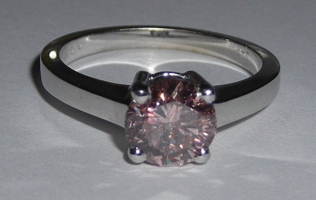 1.75 carat PINK diamond ring solitaire jewelry NEW
