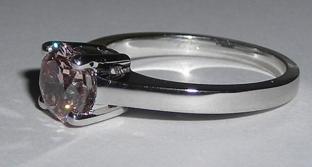1.75 carat PINK diamond ring solitaire jewelry NEW