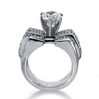 Mens diamonds ring 3.51 cts. gold engagement ring new