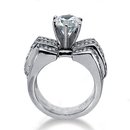 Mens diamonds ring 3.51 cts. gold engagement ring new