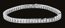 14 Carats diamond channel bracelet white gold bracelet