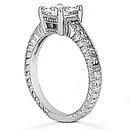 2.51 ct. DIAMOND RING princess cut WEDDING jewelry