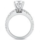 2.5 Carat diamonds F VVS1 engagement ring prong setting