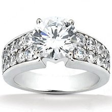 2.75 carat diamonds anniversary ring white gold new