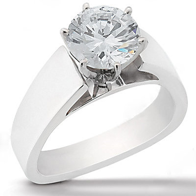E VVS1 Diamond ring solitaire engagement 1.51 ct. ring