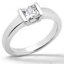 White gold diamond solitaire ring E VVS1 diamond 1.5 ct