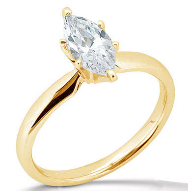 2.01 ct. diamond solitaire ring marquise F VS1 diamond