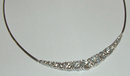 6.4 carats graduated diamonds necklace LARGE DIAMOND