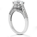 DIAMONDS 2.29 ct. white gold anniversary F VVS1 ring