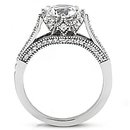 DIAMONDS 2.29 ct. white gold anniversary F VVS1 ring