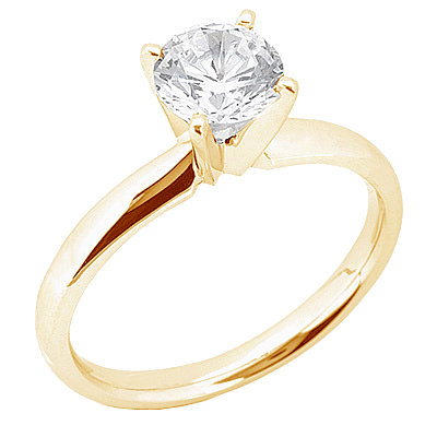 2.01 carat diamond F VS1 solitaire engagement ring new