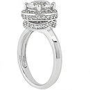 Big diamond engagement ring F VVS1 diamonds 2.61 ct.