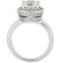Big diamond engagement ring F VVS1 diamonds 2.61 ct.