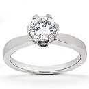 3 Ct. Diamond solitaire engagement ring big diamonds