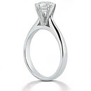 2.01 Ct. diamond F VS1 solitaire engagement ring gold