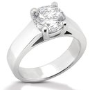 2.01 carat F VS1 DIAMONDS SOLITAIRE ring white gold