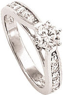 3.21 carat G VS1/SI1 DIAMOND SOLITAIRE RING PLATINUM