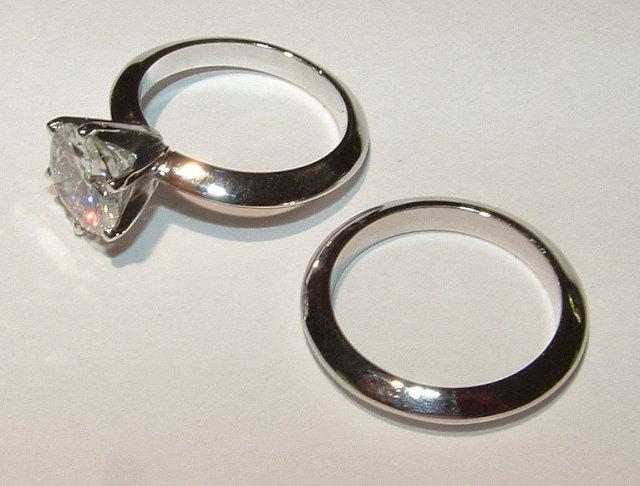 2.0 ct G VS1 DIAMOND solitaire engagement ring platinum