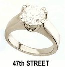2.5 CARAT H VS1 DIAMOND solitaire ring platinum L@@K